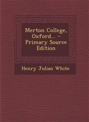 Merton College, Oxford... - Primary Source Edition,1295478854,9781295478859