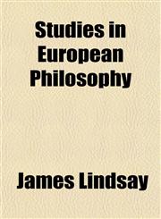 Studies in European Philosophy,1152619292,9781152619296