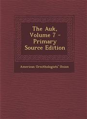 Auk, Volume 7,1289456569,9781289456566