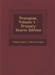 Procopius, Volume 1 - Primary Source Edition,1295307618,9781295307616