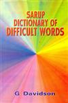 Sarup Dictionary of Difficult Words 1st Edition,8176252352,9788176252355