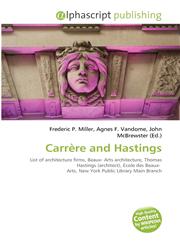 Carrère and Hastings,6130939132,9786130939137
