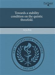 Towards a stability condition on the quintic threefold.,1243777796,9781243777799