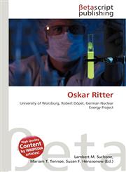 Oskar Ritter,6137664260,9786137664261