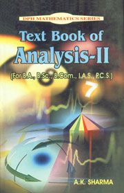 Text Book of Analysis - II (For B.A., B.Sc., B.Com., I.A.S., P.C.S.) 1st Published,8171418295,9788171418299