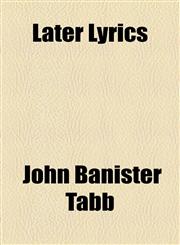 Later Lyrics,1154501884,9781154501889