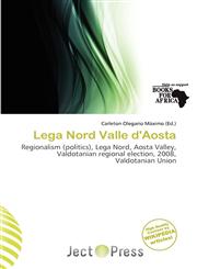 Lega Nord Valle d'Aosta,6138166841,9786138166849