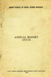 Indian Council of Social Science Research : Annual Report, 1973-74 1st Edition