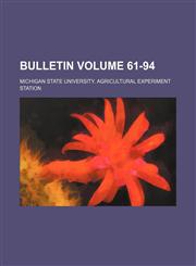 Bulletin Volume 61-94,1236234065,9781236234063