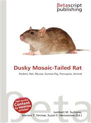Dusky Mosaic-Tailed Rat,6135407783,9786135407785