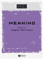Meaning,0631222227,9780631222224