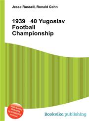 1939 40 Yugoslav Football Championship,5512163582,9785512163580