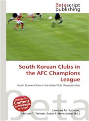 South Korean Clubs in the AFC Champions League,6135121804,9786135121803