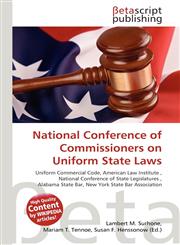 National Conference of Commissioners on Uniform State Laws,613528181X,9786135281811