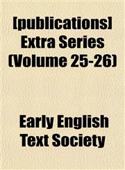 [publications] Extra Series (Volume 25-26),1152698893,9781152698895