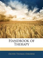 Handbook of Therapy,1145533213,9781145533219