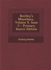 Bentley's Miscellany, Volume 9, Issue 5 - Primary Source Edition,1294059203,9781294059202