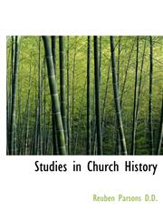 Studies in Church History,1117666328,9781117666327