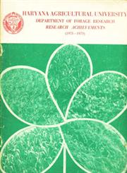 Research Achievements - 1971-1975 Haryana Agricultural University Department of Forage Research