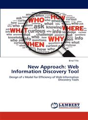 New Approach Web Information Discovery Tool,3848491125,9783848491124