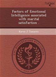 Factors of Emotional Intelligence associated with marital satisfaction .,1243720220,9781243720221