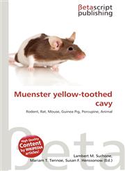 Muenster yellow-toothed cavy,6135436341,9786135436341