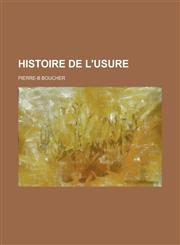 Histoire de L'Usure,1153490366,9781153490368