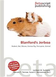 Blanford's Jerboa,613534031X,9786135340310