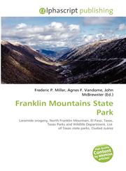 Franklin Mountains State Park,6135584812,9786135584813