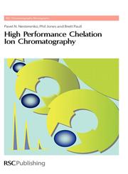 High Performance Chelation Ion Chromatography,1849730415,9781849730419