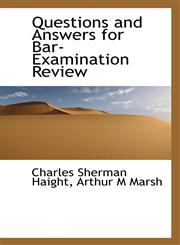 Questions and Answers for Bar-Examination Review,1115378260,9781115378260
