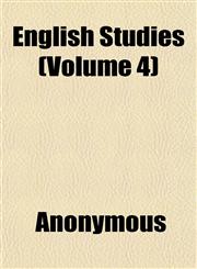 English Studies (Volume 4),1152652745,9781152652743