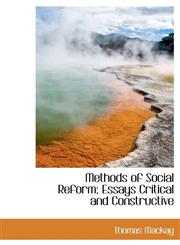 Methods of Social Reform; Essays Critical and Constructive,1117723321,9781117723327