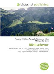 Rütlischwur,613550813X,9786135508130