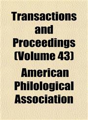 Transactions and Proceedings (Volume 43),1152078038,9781152078031