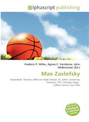 Max Zaslofsky,6131668507,9786131668500