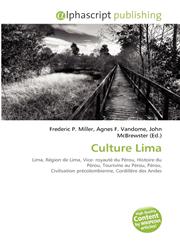 Culture Lima,6131795738,9786131795732