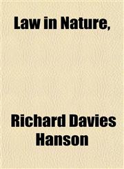 Law in Nature,,1152816675,9781152816671