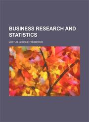 Business Research and Statistics,1151049360,9781151049360