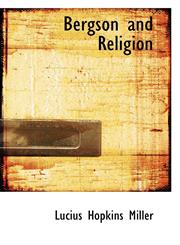 Bergson and Religion,1116838966,9781116838961