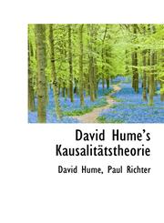David Humes Kausalitätstheorie,1103162519,9781103162512