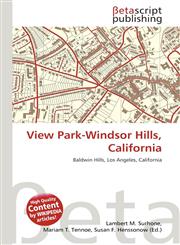 View Park-Windsor Hills, California,6134662232,9786134662239