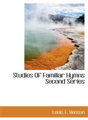 Studies Of Familiar Hymns Second Series,1113218371,9781113218377