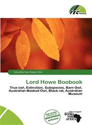 Lord Howe Boobook,6139703301,9786139703302