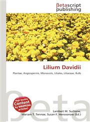 Lilium Davidii,6134863092,9786134863094