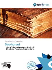 Sepharad,6139074681,9786139074686
