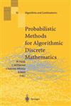 Probabilistic Methods for Algorithmic Discrete Mathematics,3540646221,9783540646228
