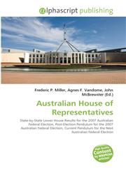 Australian House of Representatives,6130283016,9786130283018