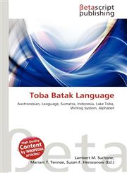 Toba Batak Language,613114608X,9786131146084