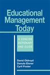 Educational Management Today A Concise Dictionary and Guide,1853963267,9781853963261